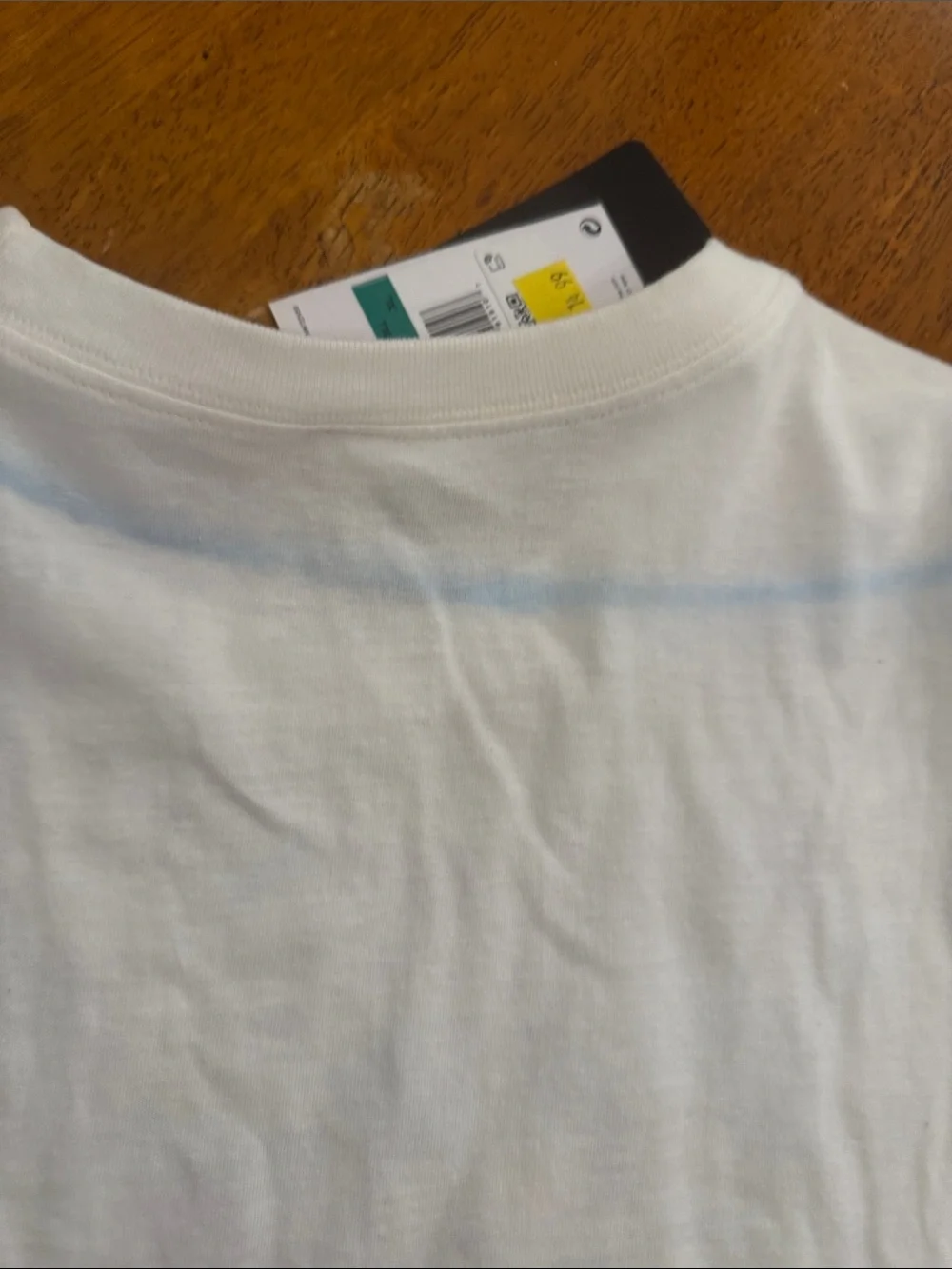 Nike White LA Rams Graphic Short Sleeve Tee with Navy & Yellow Print - Picture 6 of 6